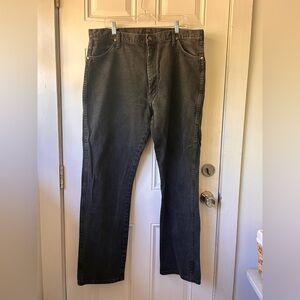 Wrangler Men's Straight Black Jeans 40x34